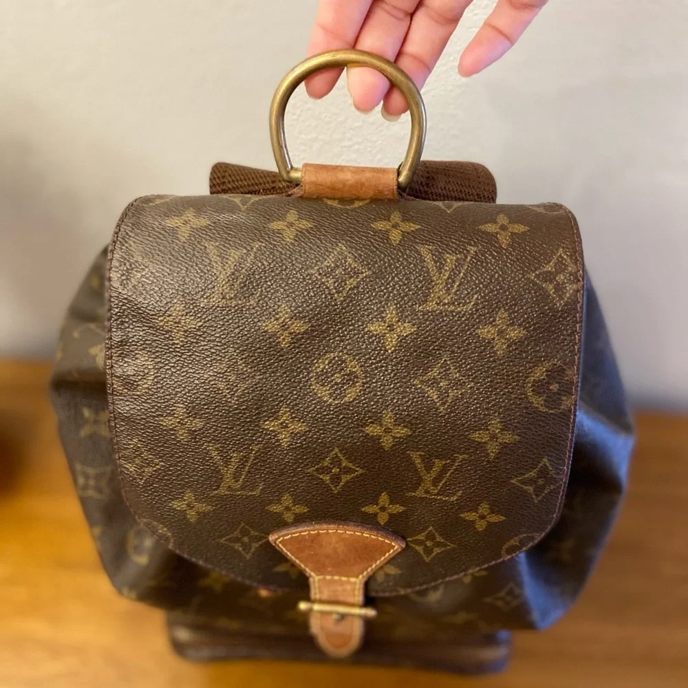 ♥️ LOUIS VUITTON Montsouris GM Backpack 💯 AUTH - Picture 8 of 16